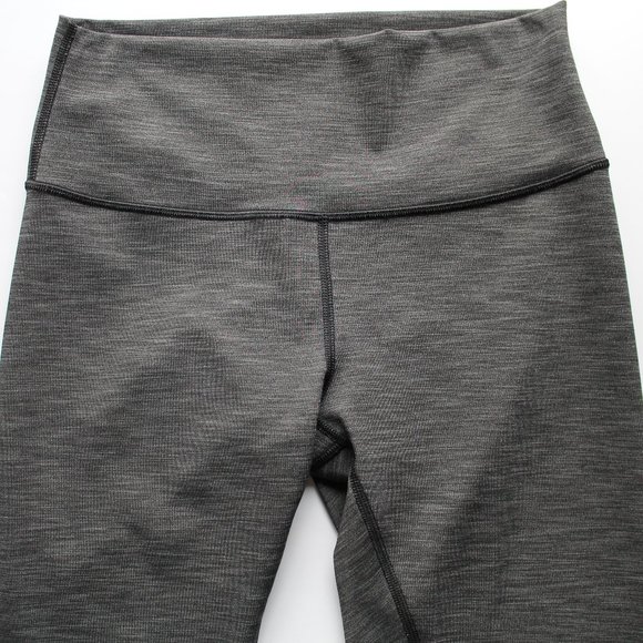 Lululemon Wunder Under Legging 25" Heathered Black 7/8 Tight Size 8 Luxt… - Picture 5 of 11